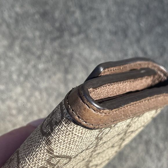 💖SOLD💖Gucci Long Continental Wallet Ophidia x GG Supreme Canvas Stripe - Picture 6 of 16